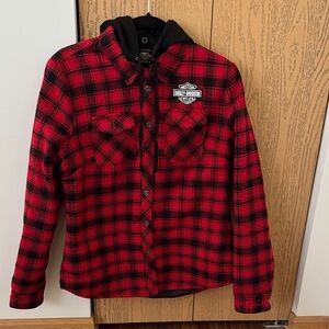 Harley-Davidson Women’s Flannel Hoodie Jacket